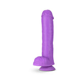 Neo Elite - 11 in Silicone Dual Density Dildo with Balls